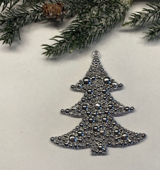 wunderschöner Tannenbaum "Pearl" silber